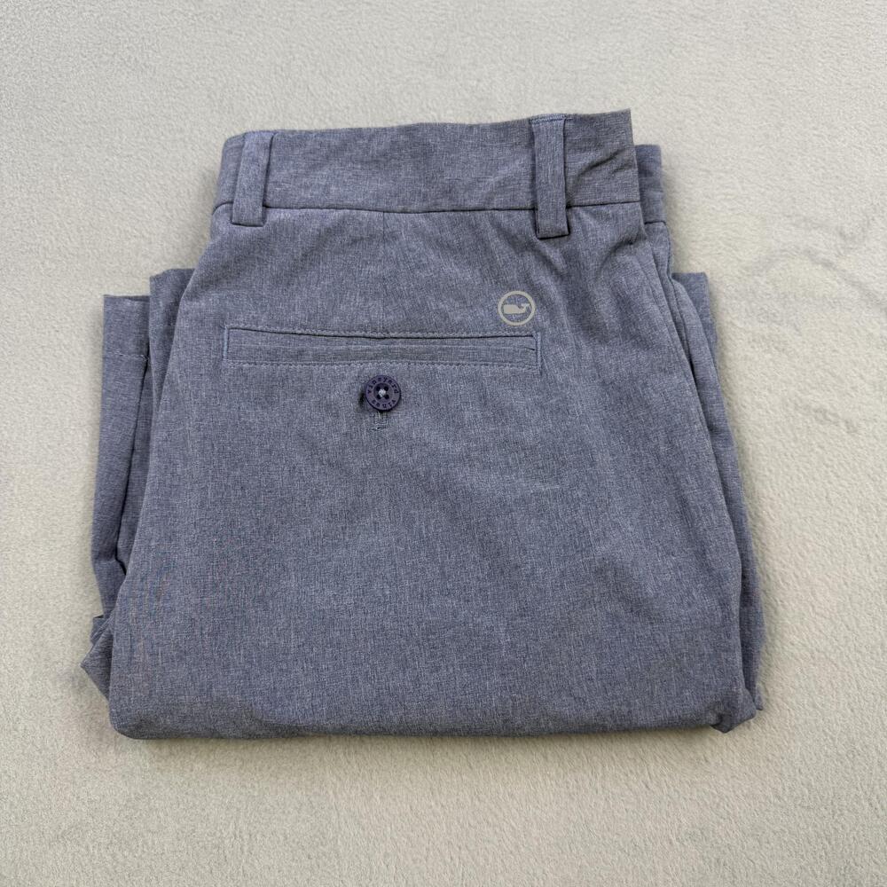 Vineyard Vines Breaker Shorts Mens 30 Blue Performance Chino Stretch Microfiber